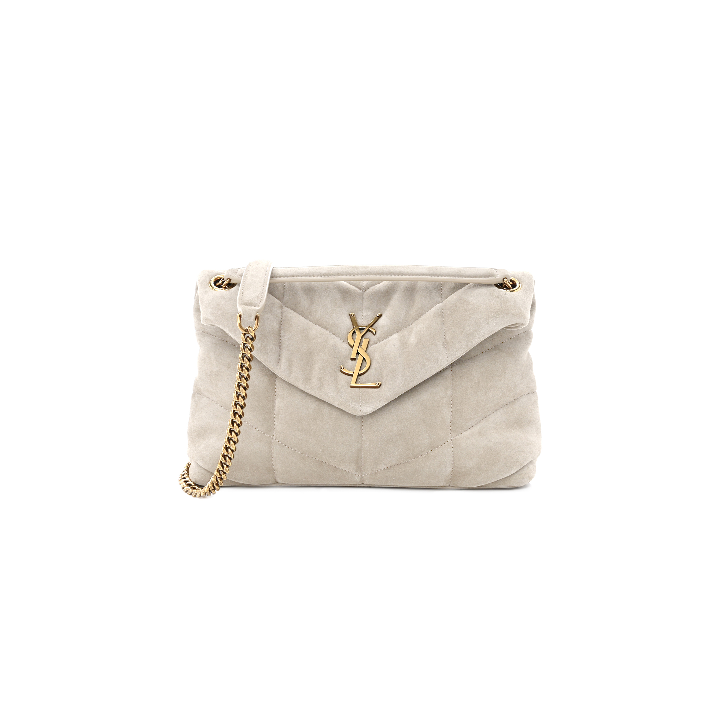 Y*L puffer small chain bag in quilted suede 5774762653548 (29*17*11cm)